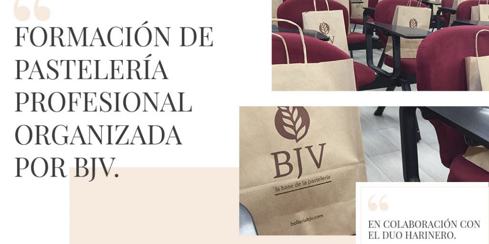 Formación de pastelería profesional organizada por BJV junto con el Duo harinero